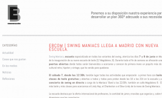 Inauguració de Swing Maniacs a Madrid