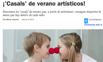 ¡'Casals' de verano artísticos!