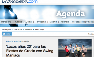 'Locos años 20' para las Fiestas de Gracia con Swing Maniacs