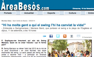 Área Besòs: 'Hi ha molta gent a qui el swing li ha canviat la vida!'