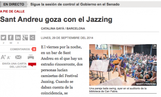 Sant Andreu gaudeix del Jazzing