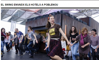 El swing invade los hoteles de Poblenou