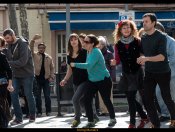 21/02/16 - Ball i classe oberta de Swing a la Rambla del Poblenou