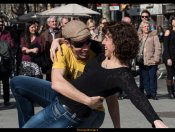 21/02/16 - Ball i classe oberta de Swing a la Rambla del Poblenou
