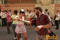 21/09/13 - Marching band de la Maniacs Band al Mercat de la Llibertat