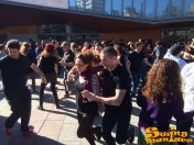 01/02/15 - Ballada de Swing davant de la Biblioteca Jaume Fuster
