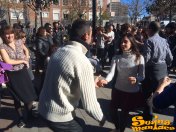 01/02/15 - Ballada de Swing davant de la Biblioteca Jaume Fuster