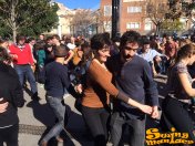 01/02/15 - Ballada de Swing davant de la Biblioteca Jaume Fuster