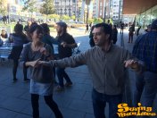 01/02/15 - Ballada de Swing davant de la Biblioteca Jaume Fuster