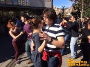 01/02/15 - Ballada de Swing davant de la Biblioteca Jaume Fuster