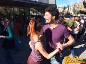01/02/15 - Ballada de Swing davant de la Biblioteca Jaume Fuster