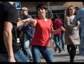 21/02/16 - Ball i classe oberta de Swing a la Rambla del Poblenou