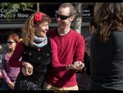 21/02/16 - Ball i classe oberta de Swing a la Rambla del Poblenou