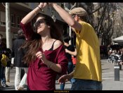 21/02/16 - Ball i classe oberta de Swing a la Rambla del Poblenou