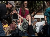 21/02/16 - Ball i classe oberta de Swing a la Rambla del Poblenou