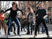 21/02/16 - Ball i classe oberta de Swing a la Rambla del Poblenou