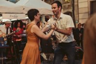 Street Dance at Fira Modernista of Barcelona - Zafra Restaurant