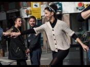 21/02/16 - Ball i classe oberta de Swing a la Rambla del Poblenou
